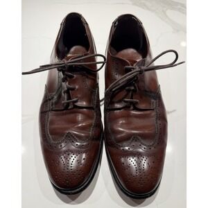 Weyenberg Massagic Vtg Shoes Wingtip  Leather 12 D Brown 449159